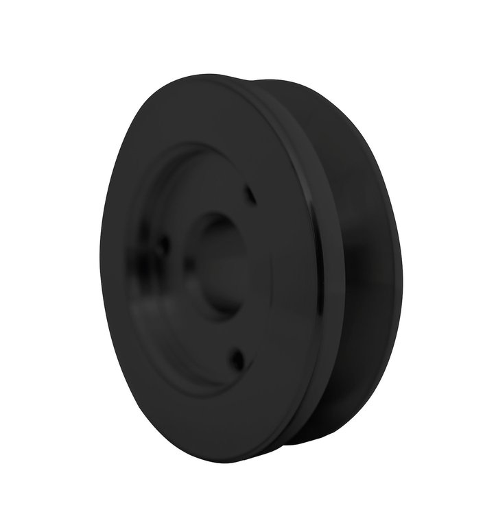 137-08 Universal Alternator Pulley w/ Cap - Black (2.6875")