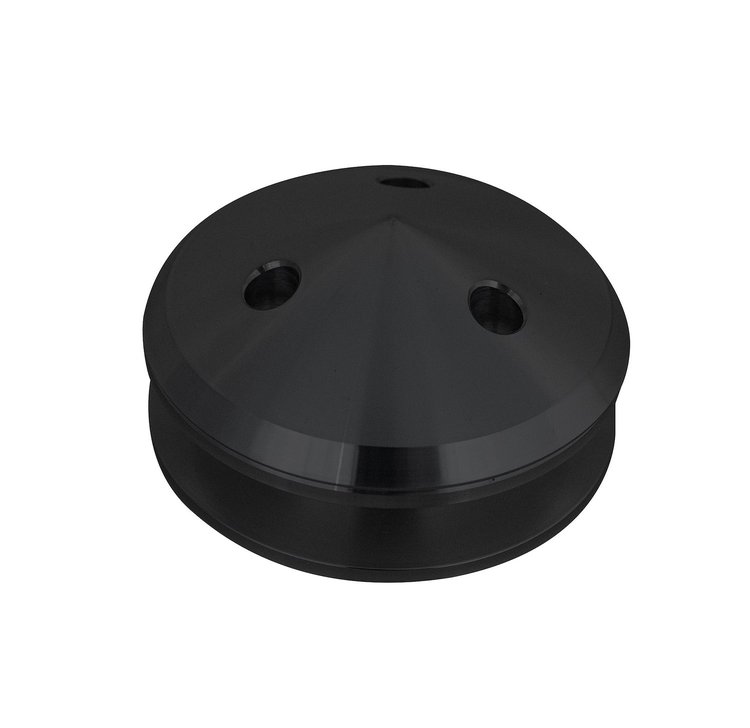 139-08 Chrysler Single Groove Alternator Pulley - Black (V-Belt)