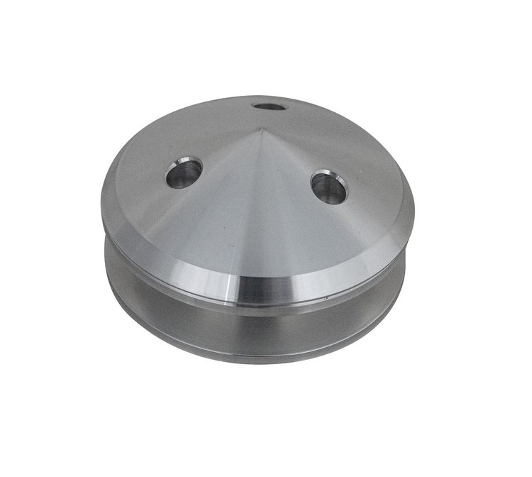 Performance Ratio V-Belt Alternator Pulley w/Nose Cover 1-Groove