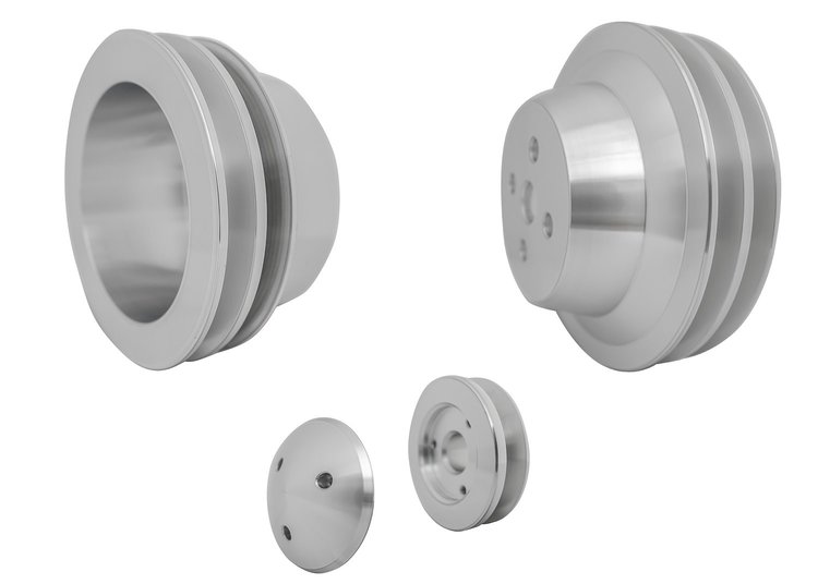 Performance Series V-Belt Pulley Kit 5-1/2", 2-Groove Crank Pulley