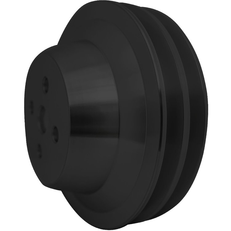 1562-08 Small Block Ford Water Pump Pulley - 2V - Early - Black