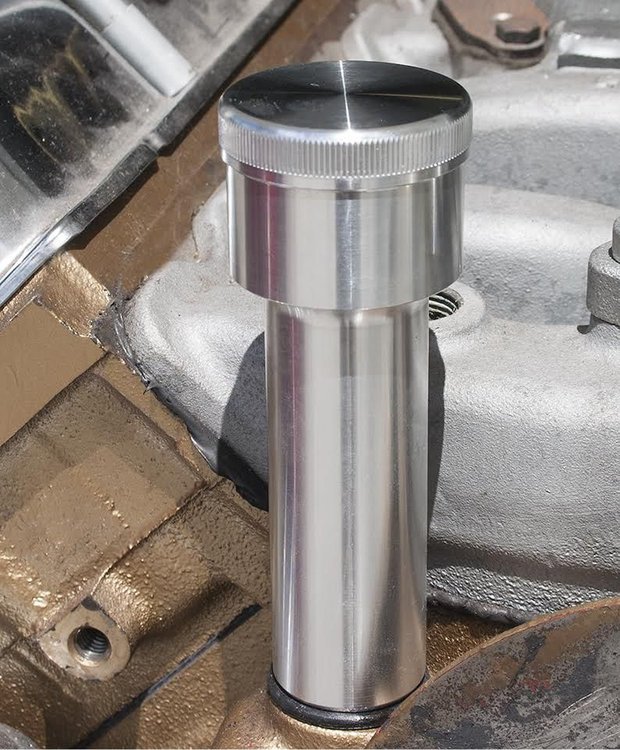 Billet Oil Fill Tube Oldsmobile 350 and 455 Engines