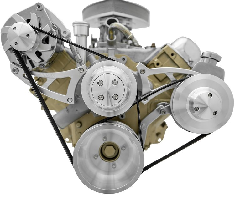 16065 Oldsmobile 455 Serpentine Conversion Kit - PS & ALT