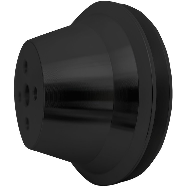 1612-08 Small Block Ford Water Pump Pulley - 1V, ALT Only Configs - Black