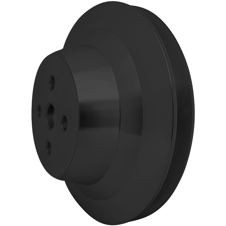 1613-08 Small Block Ford Water Pump Pulley - 1V - Black