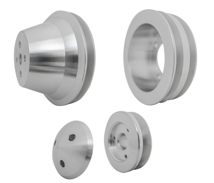 Performance Series V-Belt Pulley Kit 5-1/2", 2-Groove Crank Pulley