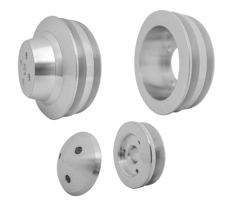 Performance Series V-Belt Pulley Kit 5-1/2", 2-Groove Crank Pulley