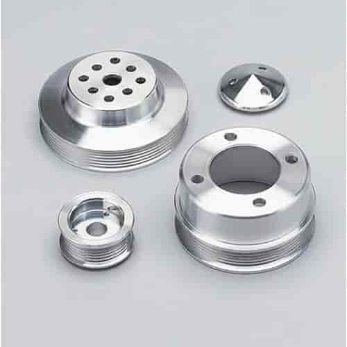 Performance Series Serpentine Conversion Kit 4-3/8", 6-Rib Crank Pulley