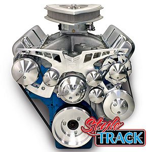 Style Track Crank Pulley Ford FE