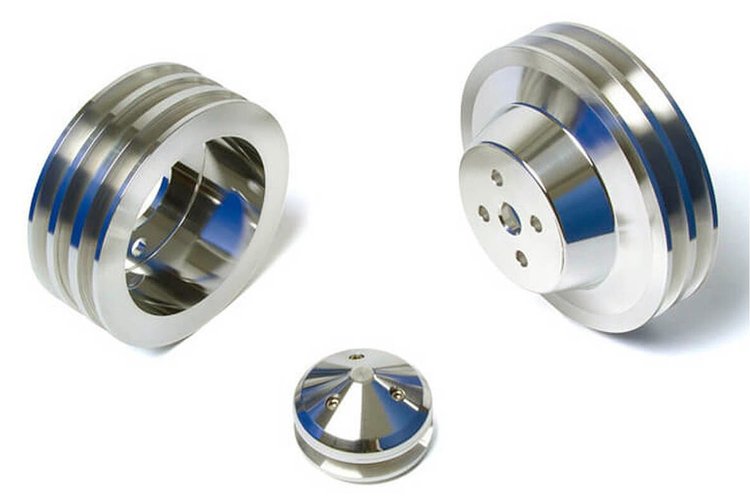 1945 Ford FE V-Belt Pulley Kit - High Flow - 3V