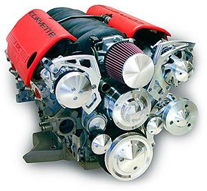 Style Track Pulley System Narrow Kit - Corvette Engine