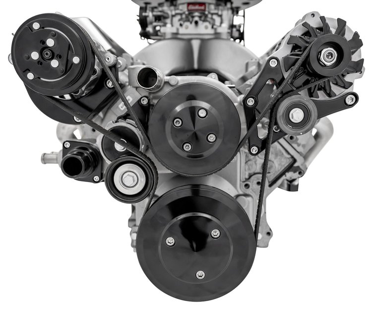 Custom Series Pro-Track Serpentine Kit GM LS Engine