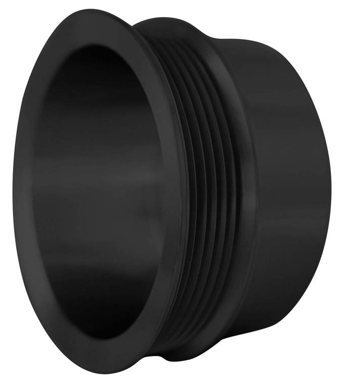2011-08 Small Block Ford Serpentine Crankshaft Pulley - '79-93 - Reverse - Black