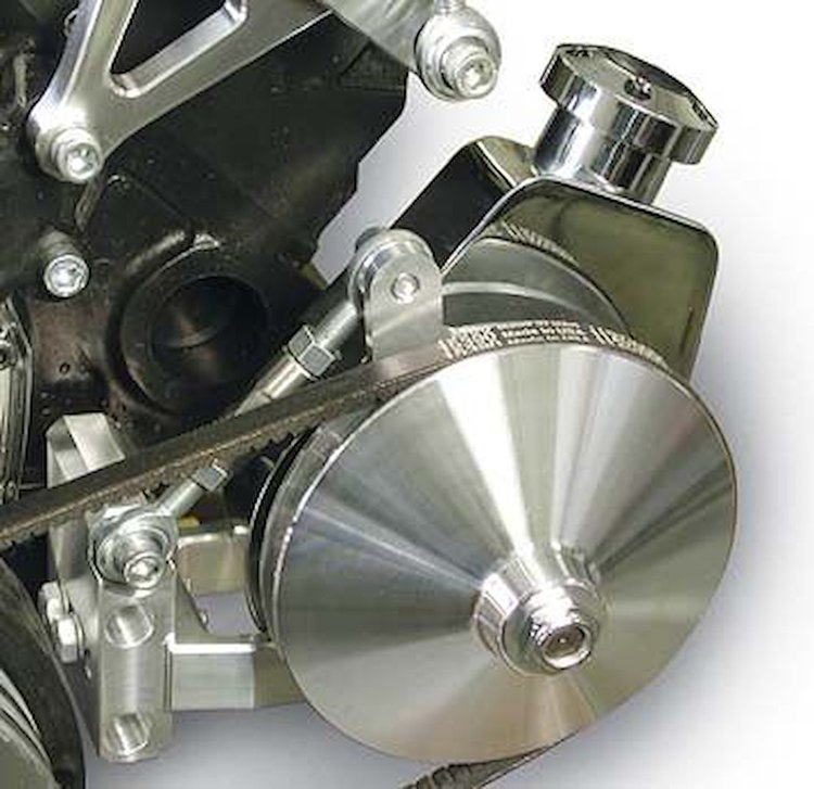 Power Steering Bracket Small Block Chevy with Short Water Pump