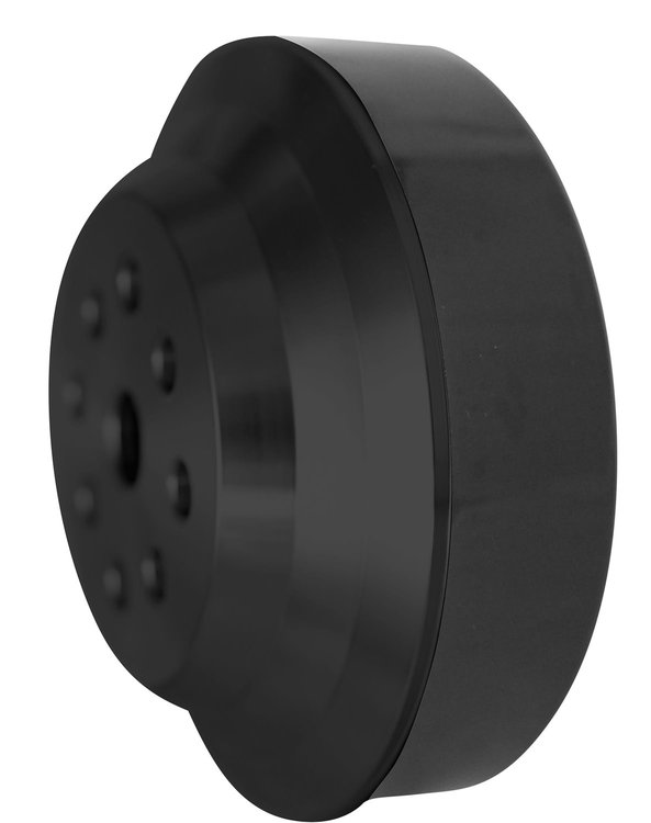 2012-08 Small Block Ford Serpentine Water Pump Pulley - Reverse - Black
