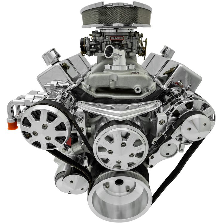 Ultra Front Mount Serpentine Kit Drives Alternator & A/C