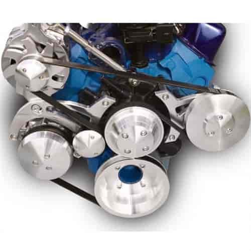 Performance Serpentine Drive Pulley Kit Small Block Ford