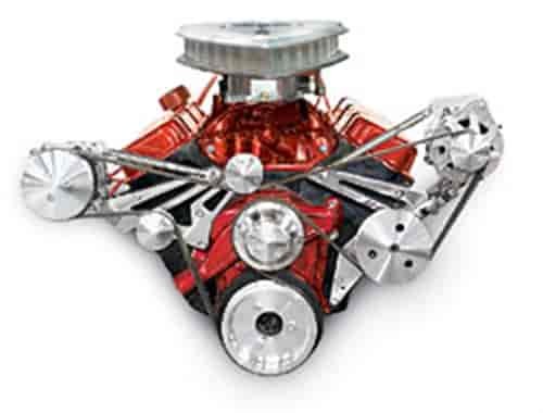 Big Block Chevy Reverse Rotation Water Pump Alternator, A/C, Water Pump