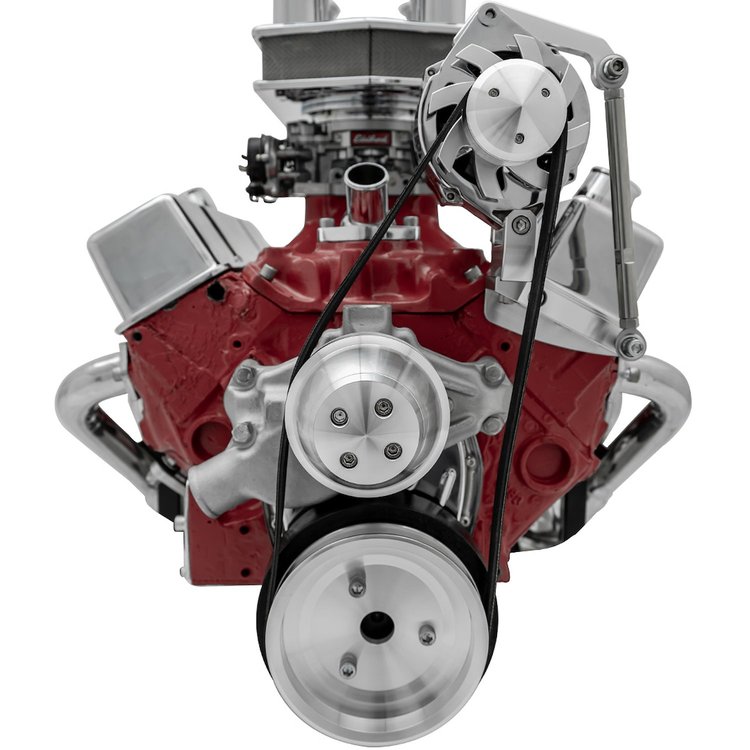20600 Big Block Chevy Serpentine Conversion - Inward - SWP - AC & ALT