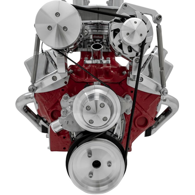 20620 Big Block Chevy Serpentine Conversion Ultra - Inward - SWP - AC & ALT