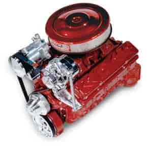 Inward Mount Performance Serpentine Drive Kit Includes Brackets and Pulleys to Install: Standard Rotation Short Water Pump