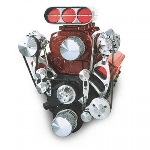 Ultra Front Mount Serpentine Kit for Blower Custom Series