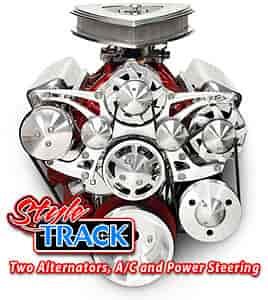 Style Track Pulley System Small Block Chevy