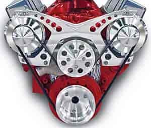 Revolver Style Serpentine Drive Kit Small Block Chevy without Power Steering