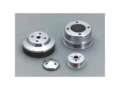 Performance Series Serpentine Pulley Kit 6-Rib Crank Pulley