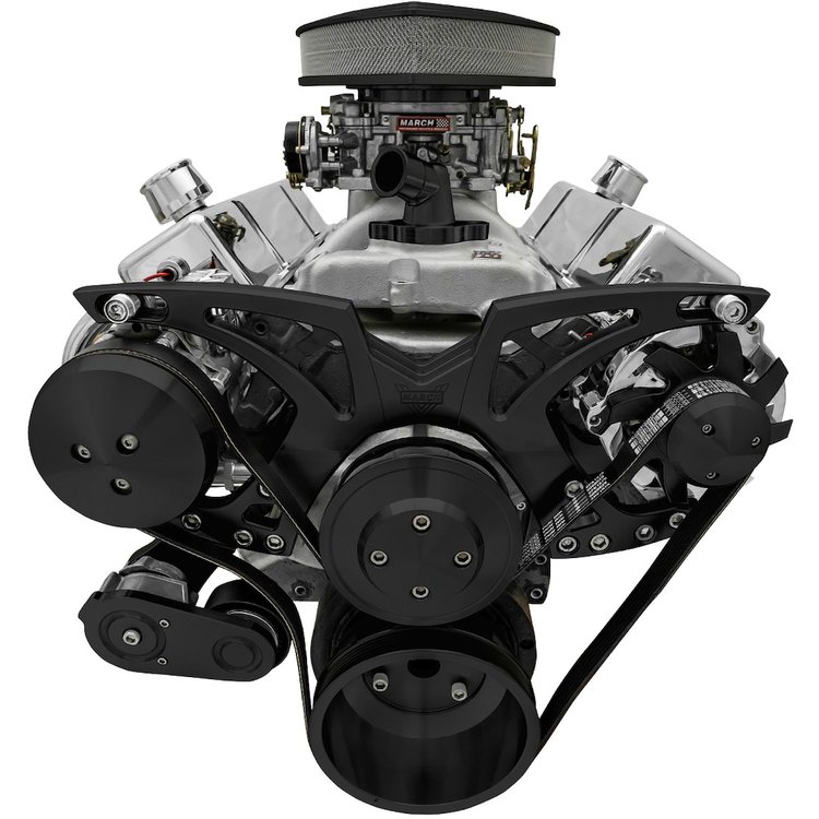 Style Track Pulley System Small Block Chevy
