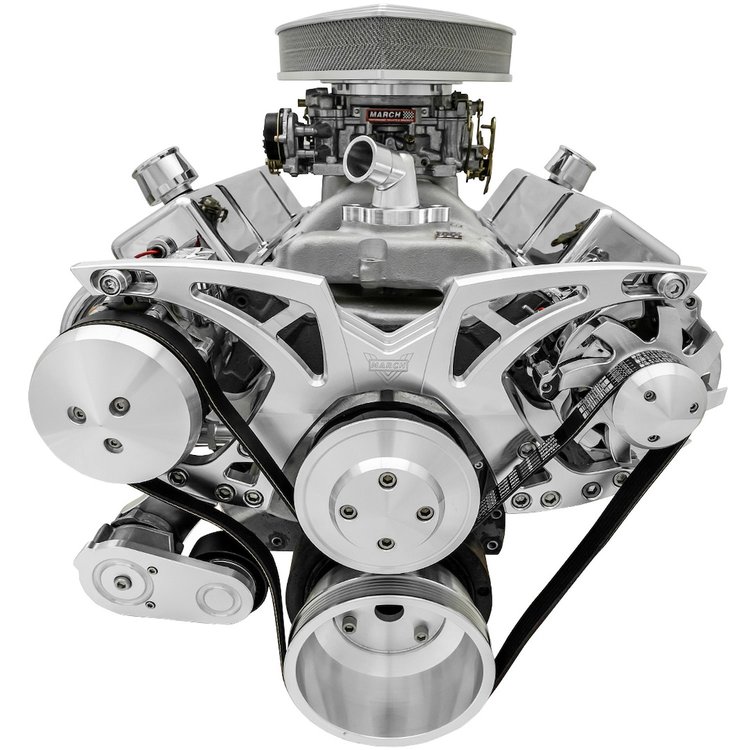 Style Track Pulley System Small Block Chevy