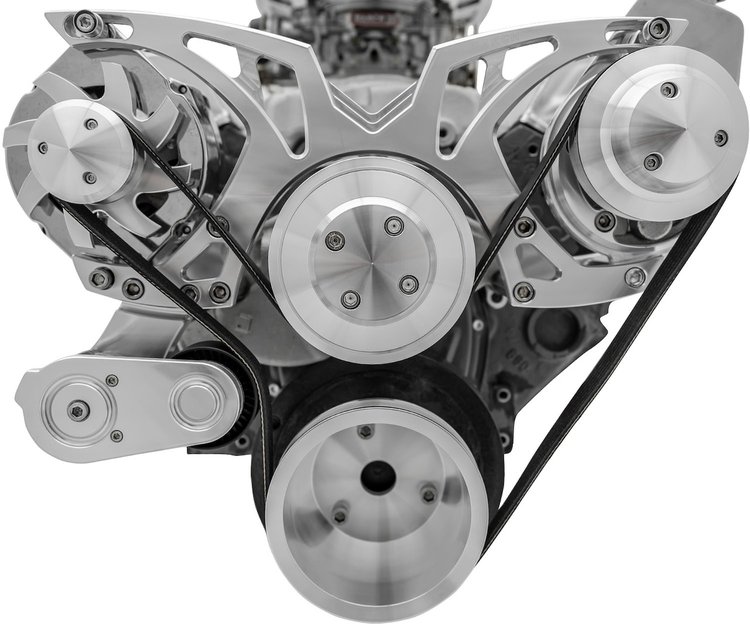 Style Track Pulley System Small Block Chevy