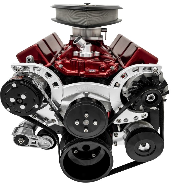 Sport Track Serpentine Drive Kit Small Block Chevy Short Water Pump