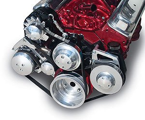 Sport Track Serpentine Drive Kit Small Block Chevy Long Water Pump