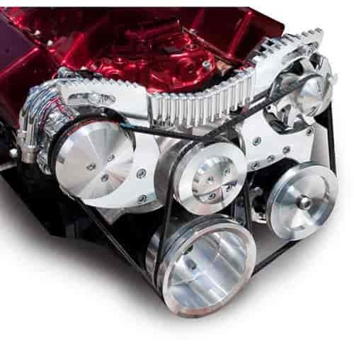 Nostalgia Series V-Belt Drive Kit Small Block Chevy Short Water Pump