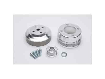 Power & Amp Series Serpentine Pulley Kit Recommended for Automatic Transmission Vehicles
