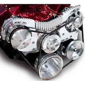 Nostalgia Series Serpentine Drive Kit Small Block Chevy Short Water Pump