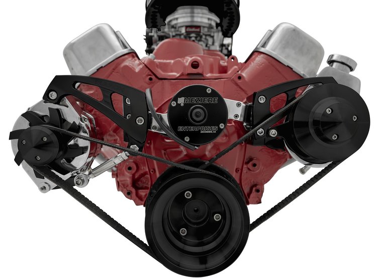 Alternator and Power Steering Bracket Kit GM 6-12 O"clock Mounting