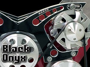 Ultra Series Mid-Mount Serpentine Belt Performance Pulley Kit GM 6-12 O"clock Mounting