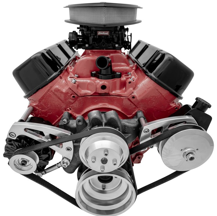 23695-09 Big Block Chevy Sport Track Custom - High - PS & ALT - Silver