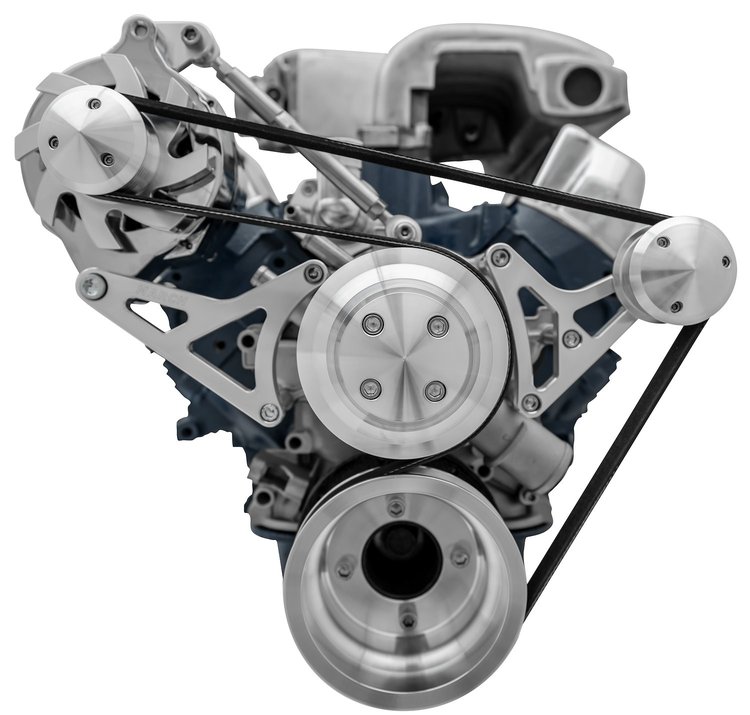 High Water Flow Serpentine Drive Kit Ford 351W