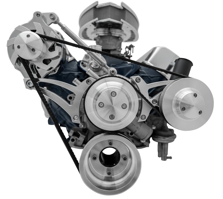 30326 Small Block Ford Serpentine Conversion Ultra - 351W - PS-Mustang