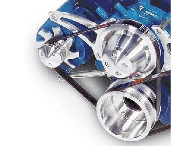 High Water Flow Ultra Serpentine Drive Kit 1965-69 Ford 351W