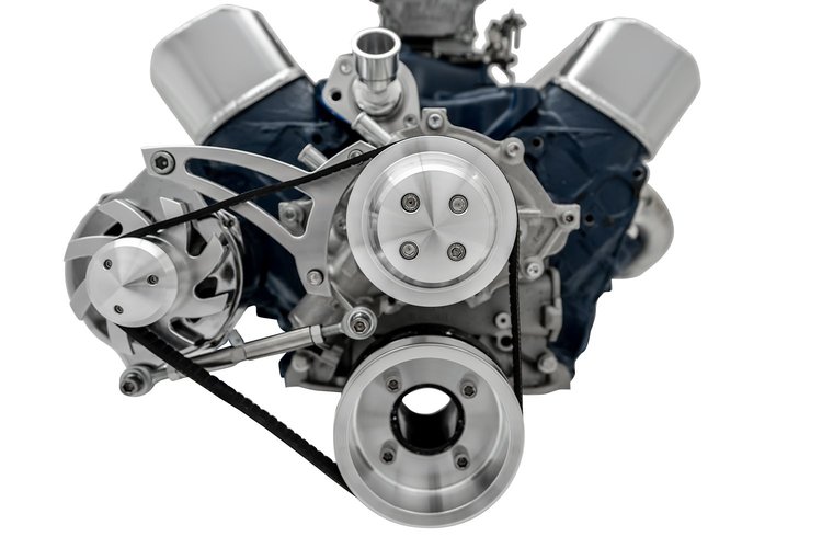 High Water Flow Ultra Serpentine Drive Kit 1969 1/2-Later Ford 351W