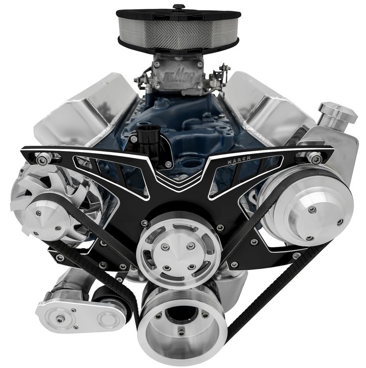 Style Track Pulley System Ford 289/302/351W with power steering