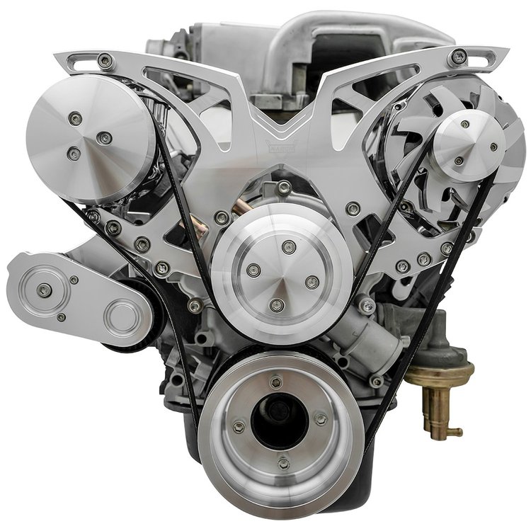 30810 Small Block Ford 5.0L Serpentine System - AC & PS