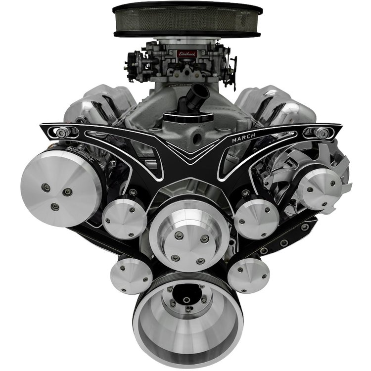 Style Track Pulley System Small Block-Chrysler