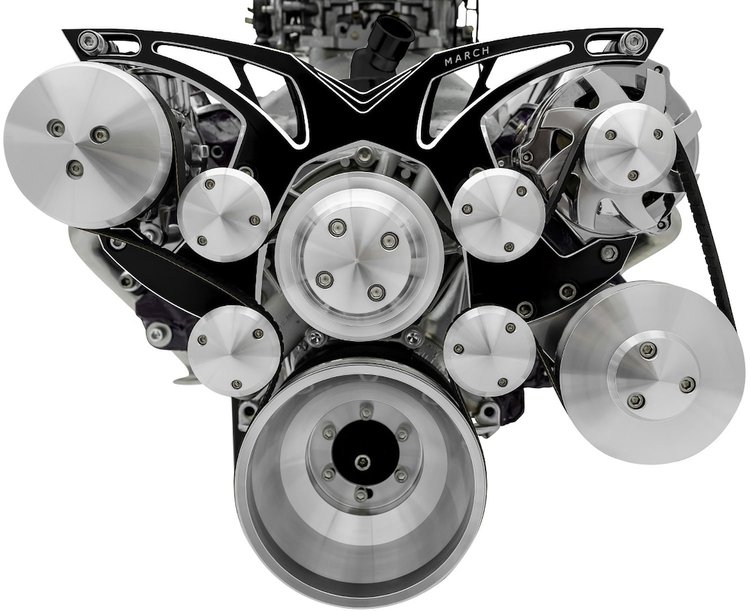 Style Track Pulley System Small Block-Chrysler