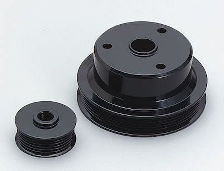 Chevy/GM Truck Pulley Set - Performance Series 1988-94 4.3L V6, 305-350 with External Alternator Fan