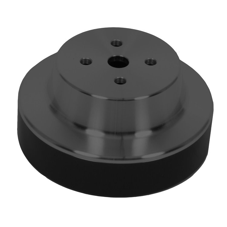 4312-08 Chevy Trucks Serpentine Water Pump Pulley - '88-95 - Black